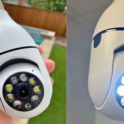 Smart bulp camera v380 apps.6 month warranty